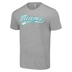 Miami Dolphins Starter Tailsweep T-Shirt - Heather Gray - NFL