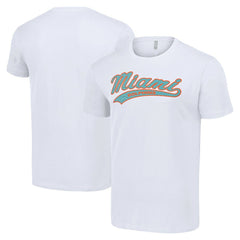 Miami Dolphins Starter Tailsweep T-Shirt - White - NFL