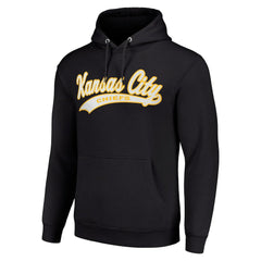 Kansas City Chiefs Starter Unisex Tailsweep Pullover Hoodie - Black - NFL