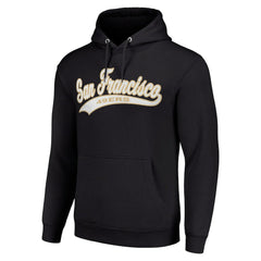 San Francisco 49ers Starter Unisex Tailsweep Pullover Hoodie - Black - NFL