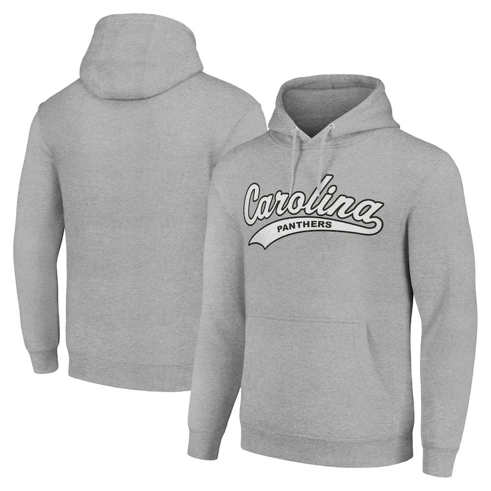 Carolina Panthers Starter Unisex Tailsweep Pullover Hoodie - Heather Gray - NFL