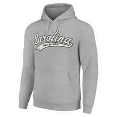 Carolina Panthers Starter Unisex Tailsweep Pullover Hoodie - Heather Gray - NFL
