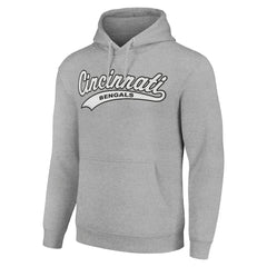 Cincinnati Bengals Starter Unisex Tailsweep Pullover Hoodie - Heather Gray - NFL