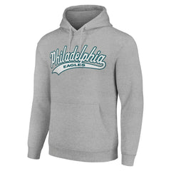 Philadelphia Eagles Starter Unisex Tailsweep Pullover Hoodie - Heather Gray - NFL