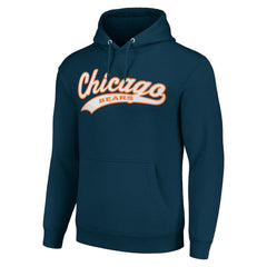 Chicago Bears Starter Unisex Tailsweep Pullover Hoodie - Navy - NFL