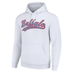 Buffalo Bills Starter Unisex Tailsweep Pullover Hoodie - White - NFL