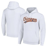 Chicago Bears Starter Unisex Tailsweep Pullover Hoodie - White - NFL