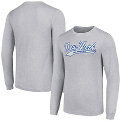 New York Islanders Starter Tailsweep T-Shirt - Heather Gray | NHL Lifestyle