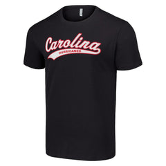 Carolina Hurricanes Starter Tailsweep T-Shirt - Black | NHL Clearance
