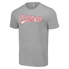 Chicago Blackhawks Starter Tailsweep T-Shirt - Heather Gray | NHL Lifestyle