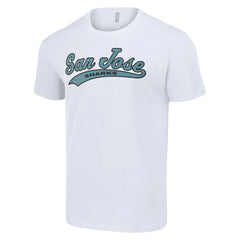 San Jose Sharks Starter Tailsweep T-Shirt - White | NHL near me