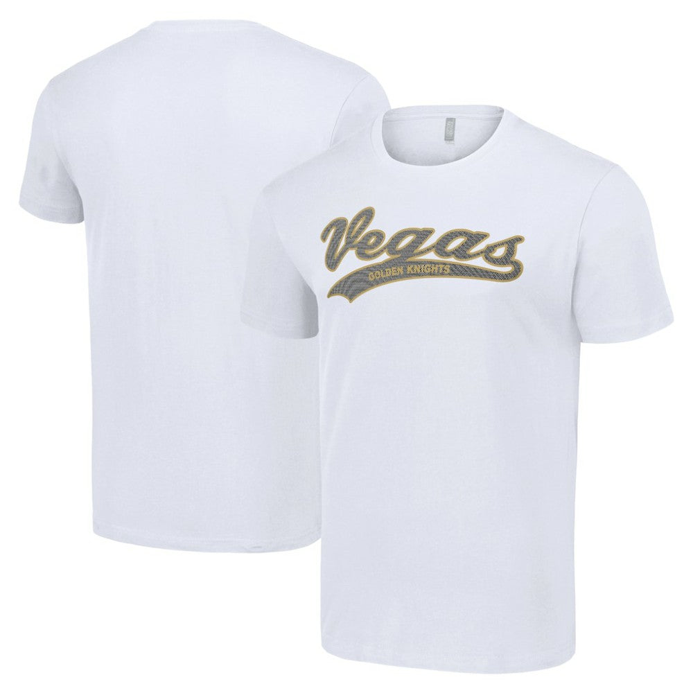 Vegas Golden Knights Starter Tailsweep T-Shirt - White | NHL Lifestyle