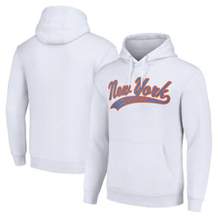 New York Islanders Starter Tailsweep Fleece Tri-Blend Pullover Hoodie - White | NHL discount