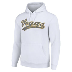 Vegas Golden Knights Starter Tailsweep Fleece Tri-Blend Pullover Hoodie - White | NHL on sale