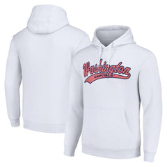 Washington Capitals Starter Tailsweep Fleece Tri-Blend Pullover Hoodie - White | NHL on sale