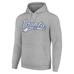 Toronto Maple Leafs Starter Tailsweep Fleece Tri-Blend Pullover Hoodie - Heather Gray | NHL online