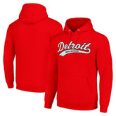 Detroit Red Wings Starter Tailsweep Fleece Tri-Blend Pullover Hoodie - Red | NHL online