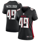 Liam McCullough Atlanta Falcons Women's Team Game Jersey - Black - Nike