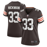 Ronnie Hickman Cleveland Browns Women's Team Game Jersey - Brown - Nike