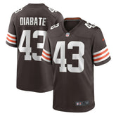 Mohamoud Diabate Cleveland Browns Team Game Jersey - Brown - Nike