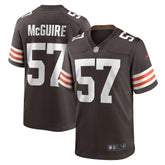 Isaiah McGuire Cleveland Browns Team Game Jersey - Brown - Nike