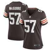 Isaiah McGuire Cleveland Browns Women's Team Game Jersey - Brown - Nike