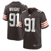 Alex Wright Cleveland Browns Team Game Jersey - Brown - Nike