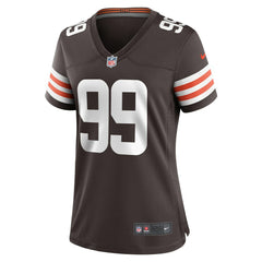 Za'Darius Smith Cleveland Browns Women's Team Game Jersey - Brown - Nike
