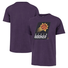 47 brand Devin Booker Phoenix Suns '47 Player Logo Vintage T-Shirt Purple