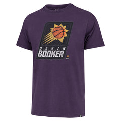 47 brand Devin Booker Phoenix Suns '47 Player Logo Vintage T-Shirt Purple