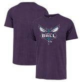 47 brand LaMelo Ball Charlotte Hornets '47 Player Logo Vintage T-Shirt Purple