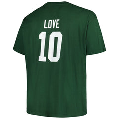 Jordan Love Green Bay Packers Big & Tall Player Name & Number T-Shirt - Green - Fanatics