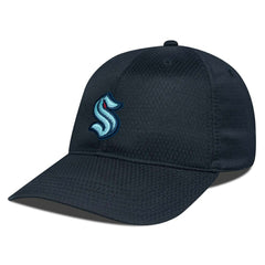 Seattle Kraken Levelwear Matrix Adjustable Hat - Black | NHL Lifestyle