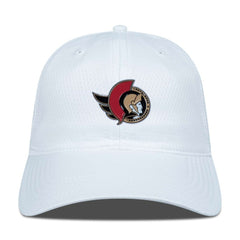 Ottawa Senators Levelwear Matrix Adjustable Hat - White | NHL Clearance