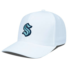 Seattle Kraken Levelwear Fusion Lefty Cap - White | NHL Clearance