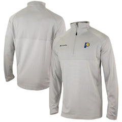 Columbia Indiana Pacers Omni-Wick Rockin' It Quarter-Zip Pullover Top Heather Gray