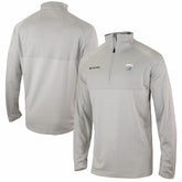 Columbia Oklahoma City Thunder Omni-Wick Rockin' It Quarter-Zip Pullover Top Heather Gray