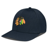 Chicago Blackhawks Levelwear Zeta Flex Hat - Black | NHL Clearance