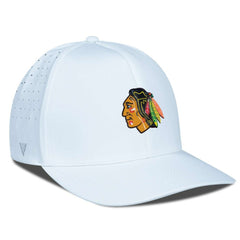 Chicago Blackhawks Levelwear Zeta Flex Hat - White | NHL Clearance