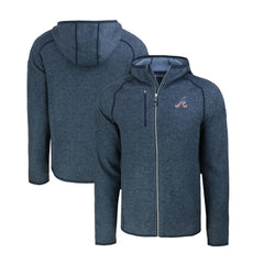 Atlanta Braves Cutter & Buck Stars & Stripes Mainsail Sweater-Knit Full-Zip Hoodie Outlet