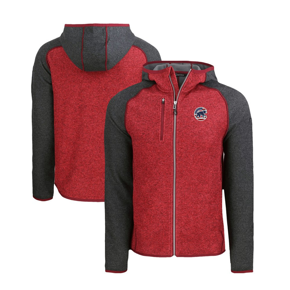 Chicago Cubs Cutter & Buck Stars & Stripes Mainsail Sweater-Knit Full-Zip Hoodie Near Me