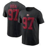 Nick Bosa San Francisco 49ers Player Name & Number T-Shirt - Black - Nike