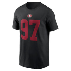Nick Bosa San Francisco 49ers Player Name & Number T-Shirt - Black - Nike
