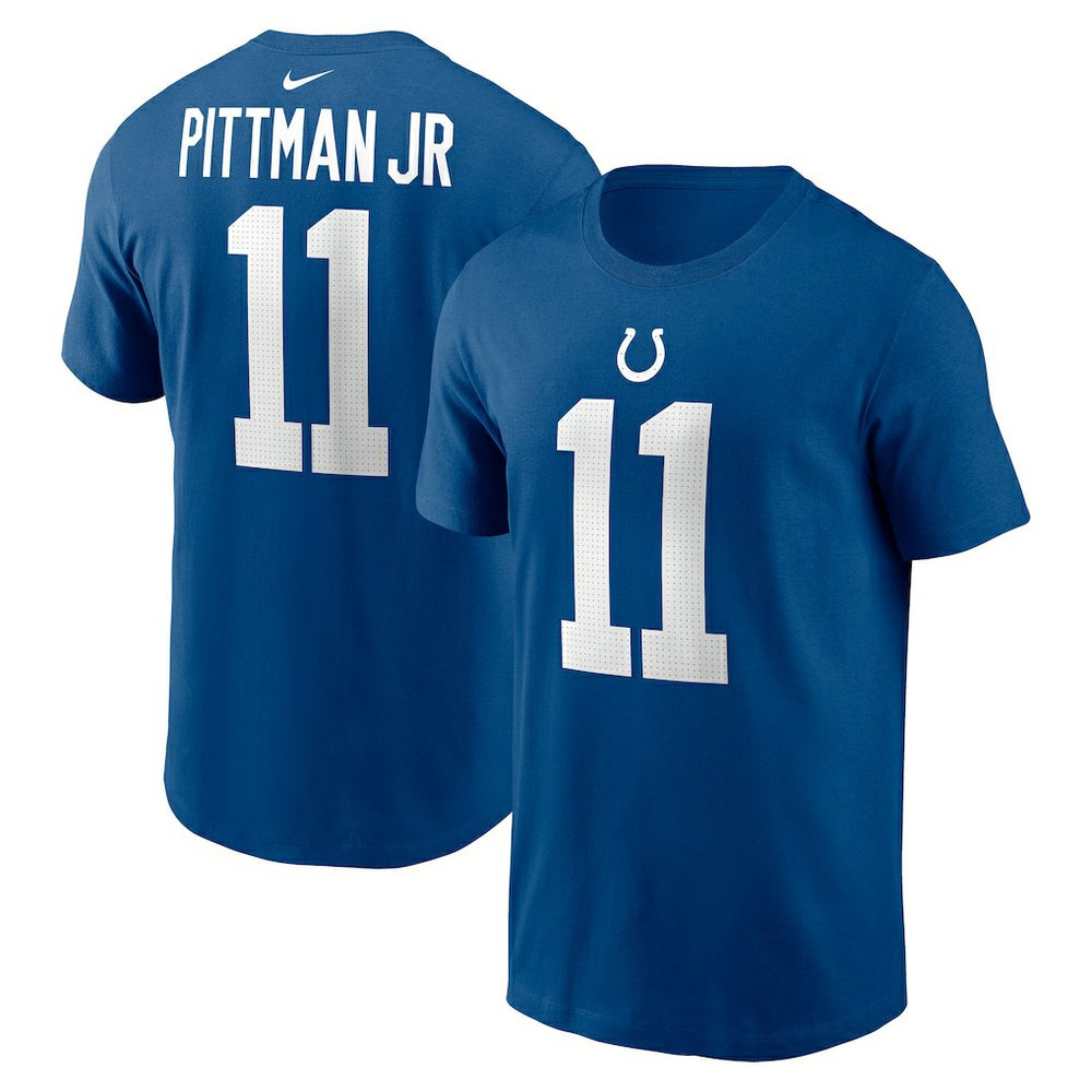 Michael Pittman Jr. Indianapolis Colts Player Name & Number T-Shirt - Royal - Nike