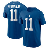 Michael Pittman Jr. Indianapolis Colts Player Name & Number T-Shirt - Royal - Nike