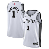Nike Victor Wembanyama San Antonio Spurs Youth Swingman Jersey Association Edition White