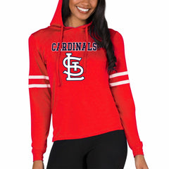 St. Louis Cardinals Concepts Sport Women's Marathon Lightweight Lounge Pullover Hoodie Discount