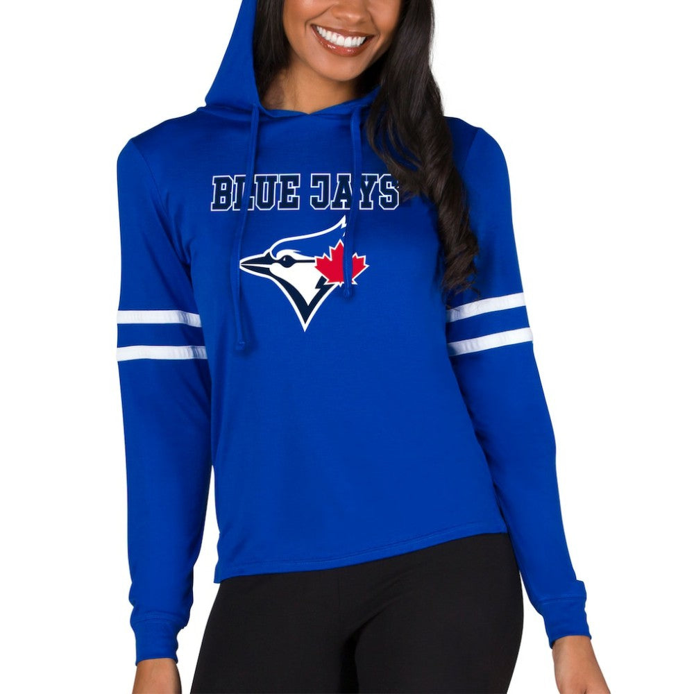 Toronto Blue Jays Concepts Sport Women's Marathon Lightweight Lounge Pullover Hoodie Near Me