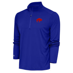 Buffalo Bills Adult Throwback Logo Tribute Quarter-Zip Pullover - Royal - NFL