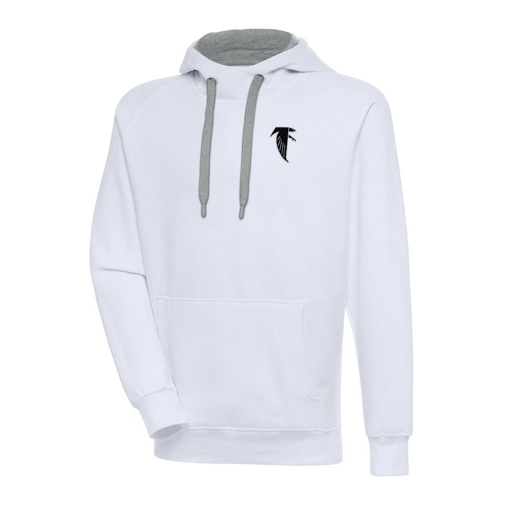 Atlanta Falcons Adult Throwback Logo Victory Pullover Hoodie - White - NFL